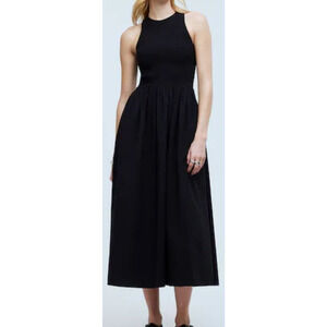 Madewell Black Midi Dress